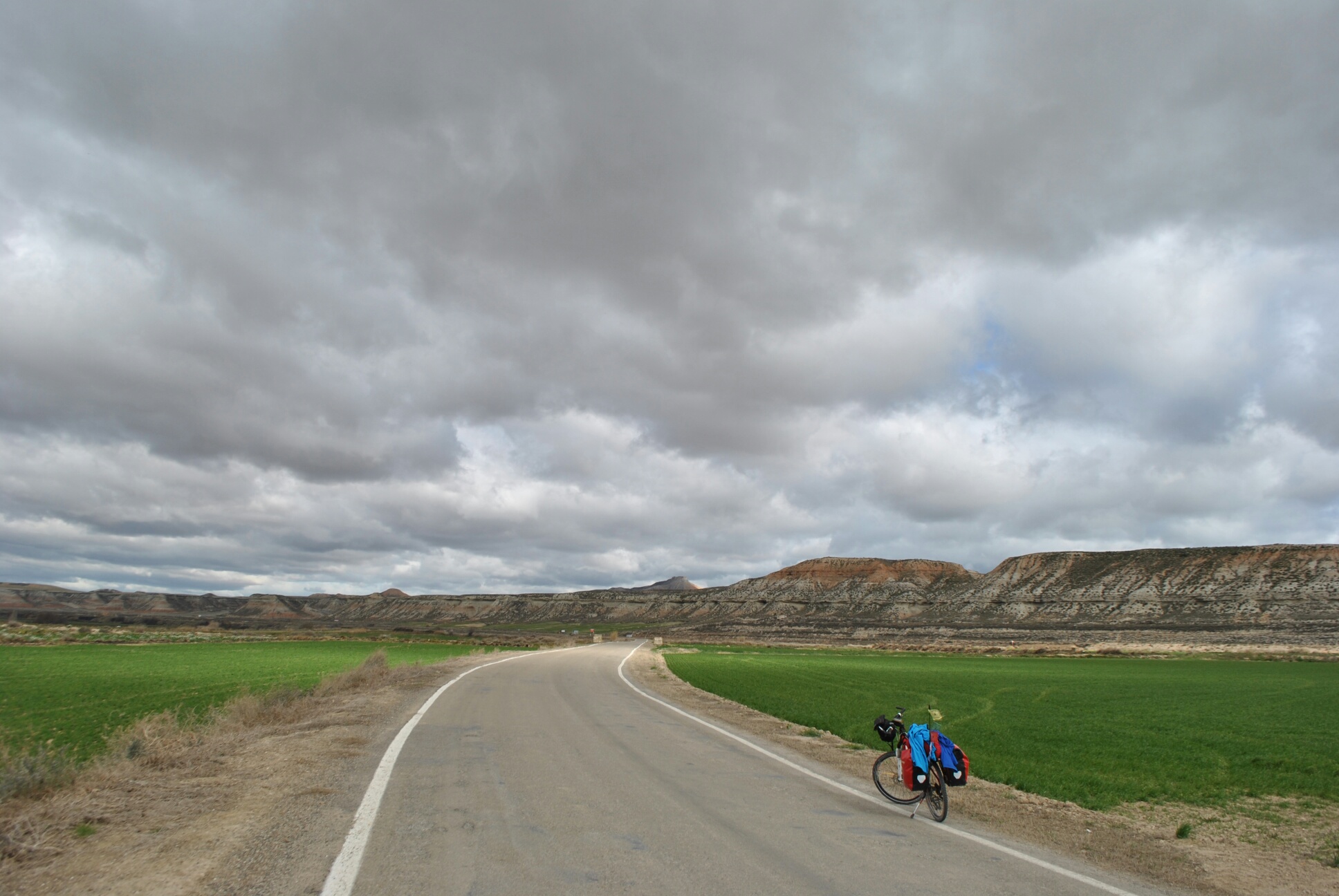 Contra el viento, rumbo al Norte y la vieja amiga Iruña.