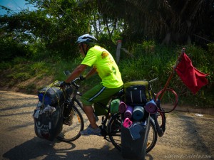 La bici de mi amigo Christian...puro show de más de 100Kg